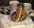 Stillleben mit Languste Impressionisten Gustave Caillebotte